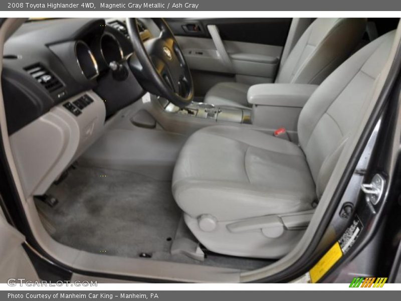 Magnetic Gray Metallic / Ash Gray 2008 Toyota Highlander 4WD