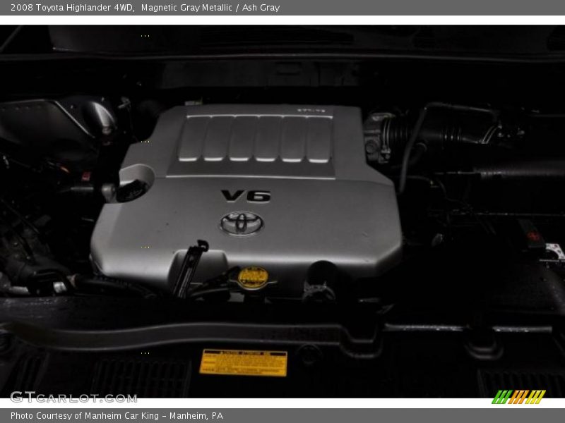 Magnetic Gray Metallic / Ash Gray 2008 Toyota Highlander 4WD