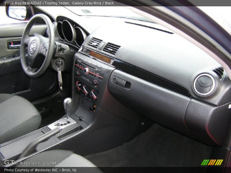 Galaxy Gray Mica / Black 2009 Mazda MAZDA3 i Touring Sedan
