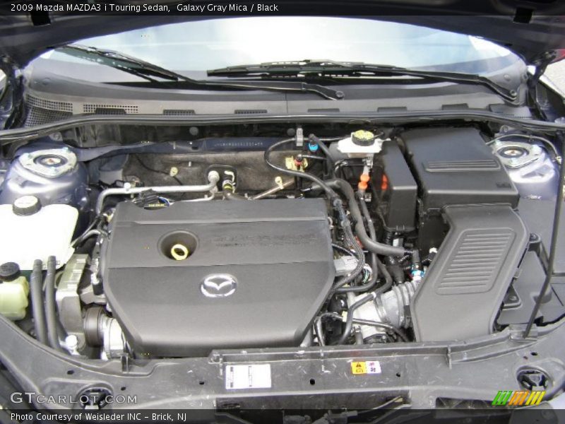 Galaxy Gray Mica / Black 2009 Mazda MAZDA3 i Touring Sedan