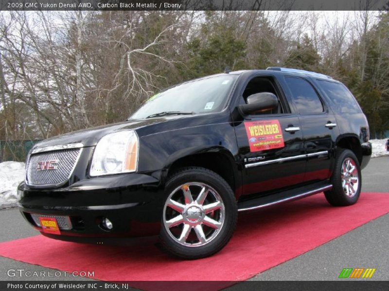 Carbon Black Metallic / Ebony 2009 GMC Yukon Denali AWD