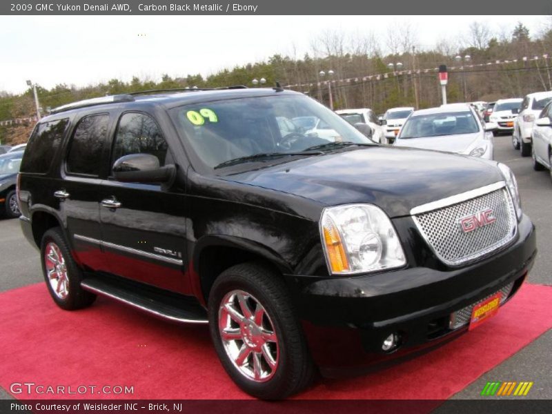 Carbon Black Metallic / Ebony 2009 GMC Yukon Denali AWD