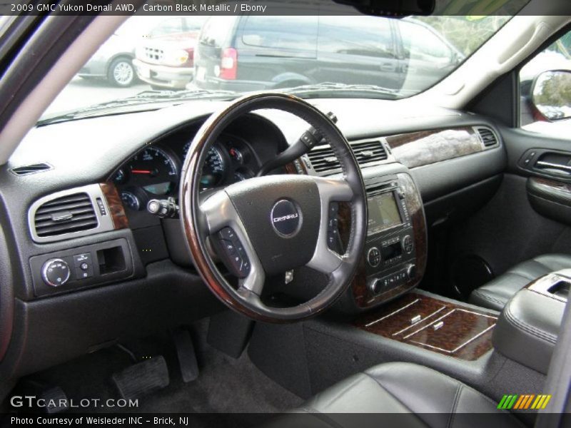 Carbon Black Metallic / Ebony 2009 GMC Yukon Denali AWD