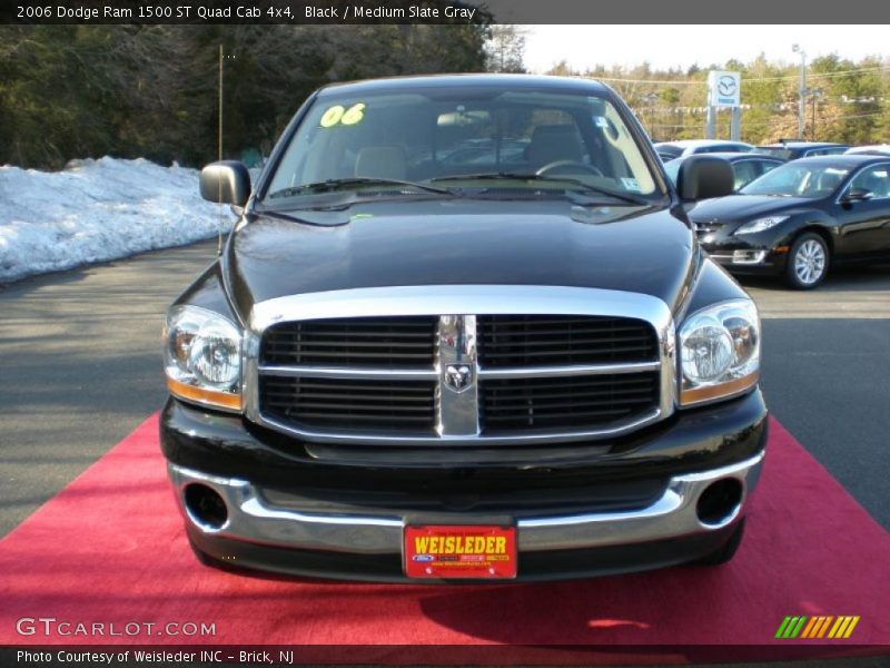 Black / Medium Slate Gray 2006 Dodge Ram 1500 ST Quad Cab 4x4