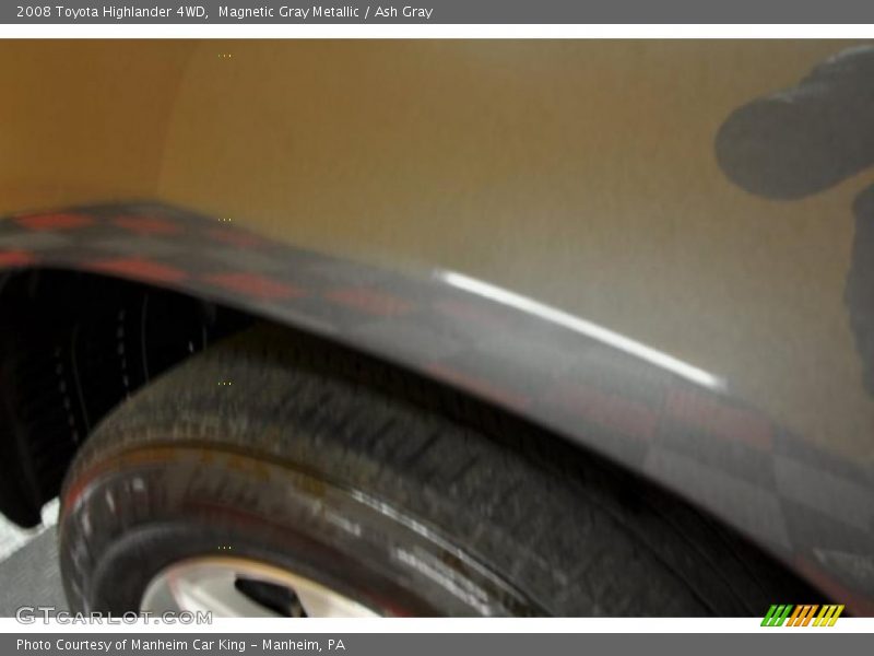 Magnetic Gray Metallic / Ash Gray 2008 Toyota Highlander 4WD