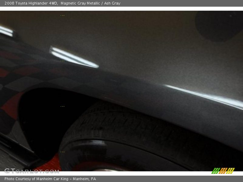 Magnetic Gray Metallic / Ash Gray 2008 Toyota Highlander 4WD