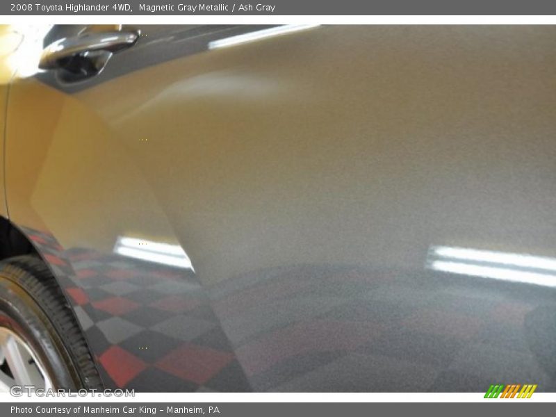 Magnetic Gray Metallic / Ash Gray 2008 Toyota Highlander 4WD