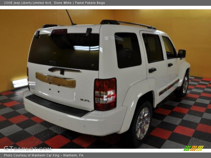 Stone White / Pastel Pebble Beige 2008 Jeep Liberty Limited 4x4
