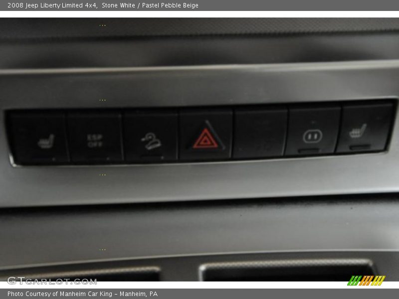 Stone White / Pastel Pebble Beige 2008 Jeep Liberty Limited 4x4