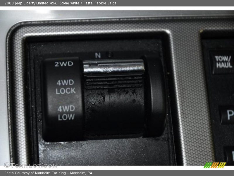 Stone White / Pastel Pebble Beige 2008 Jeep Liberty Limited 4x4