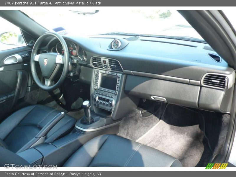 Arctic Silver Metallic / Black 2007 Porsche 911 Targa 4