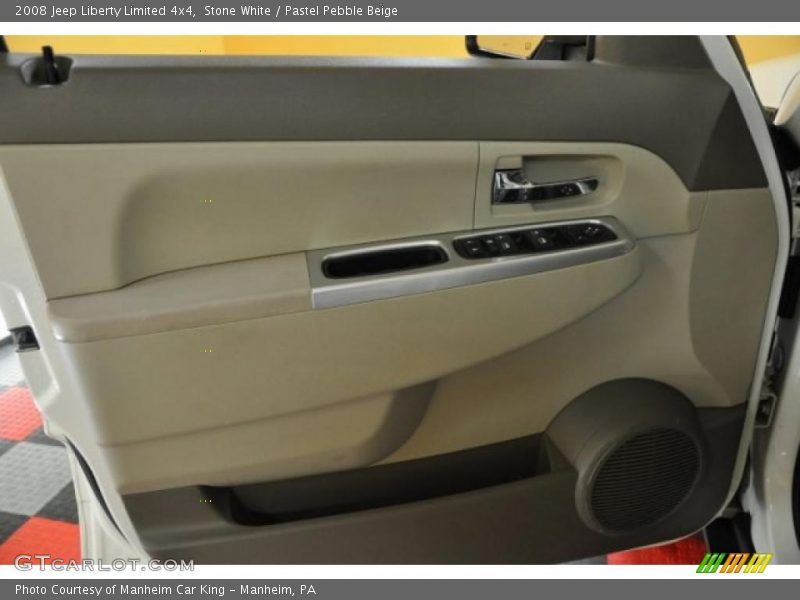 Stone White / Pastel Pebble Beige 2008 Jeep Liberty Limited 4x4