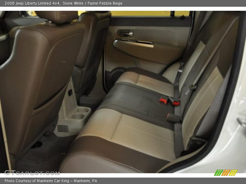 Stone White / Pastel Pebble Beige 2008 Jeep Liberty Limited 4x4