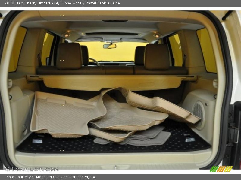 Stone White / Pastel Pebble Beige 2008 Jeep Liberty Limited 4x4