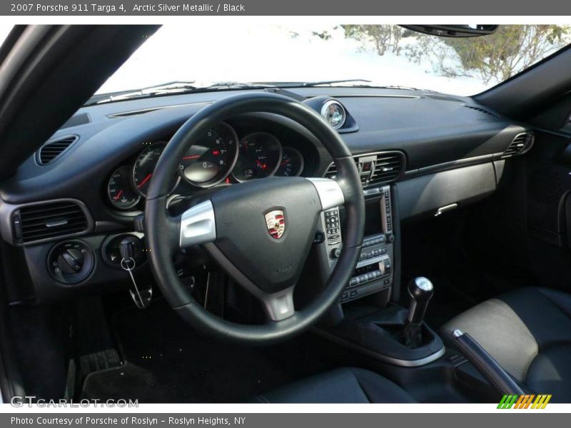 Arctic Silver Metallic / Black 2007 Porsche 911 Targa 4