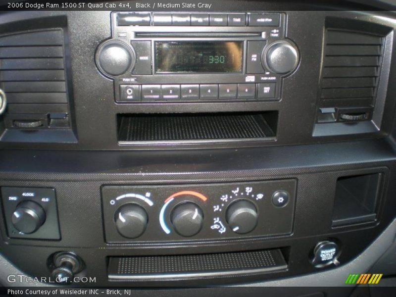 Black / Medium Slate Gray 2006 Dodge Ram 1500 ST Quad Cab 4x4