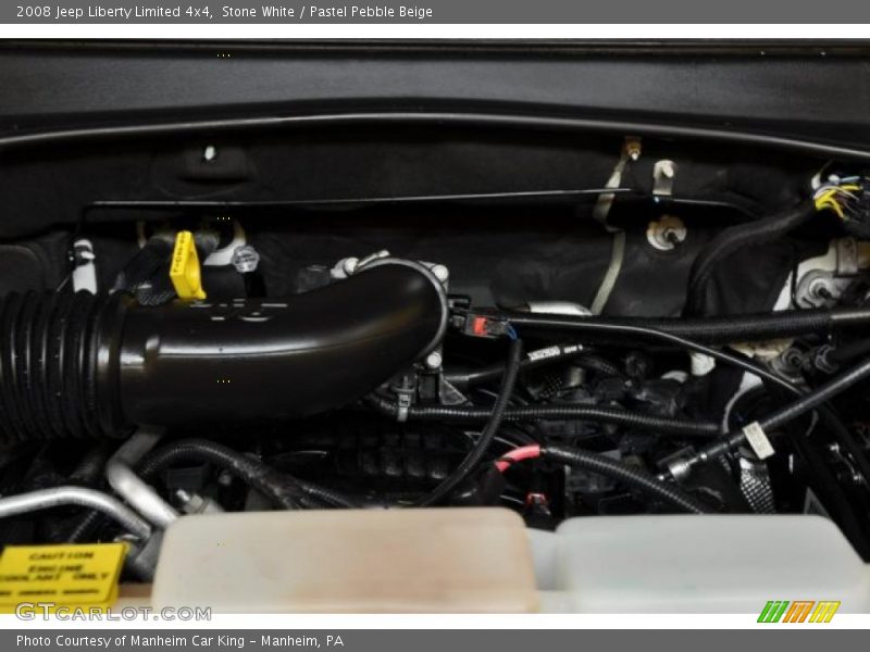 Stone White / Pastel Pebble Beige 2008 Jeep Liberty Limited 4x4