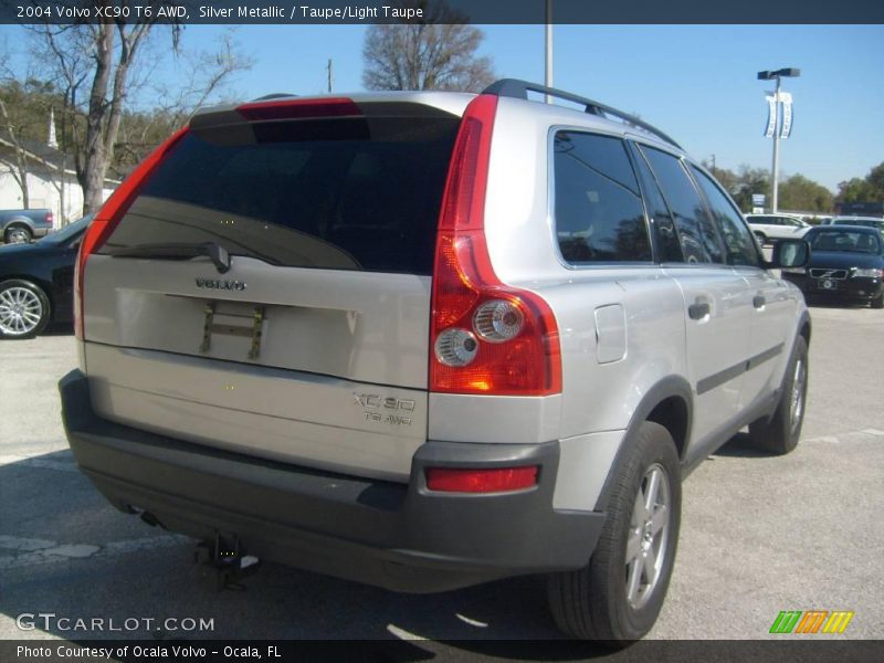 Silver Metallic / Taupe/Light Taupe 2004 Volvo XC90 T6 AWD