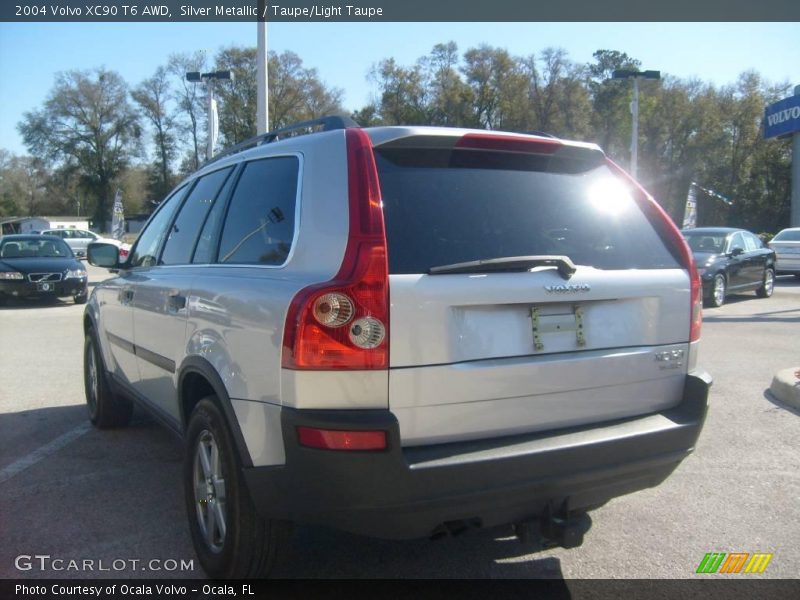 Silver Metallic / Taupe/Light Taupe 2004 Volvo XC90 T6 AWD