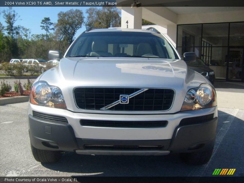 Silver Metallic / Taupe/Light Taupe 2004 Volvo XC90 T6 AWD