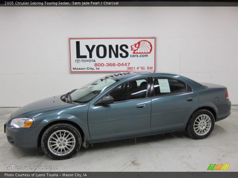Satin Jade Pearl / Charcoal 2005 Chrysler Sebring Touring Sedan