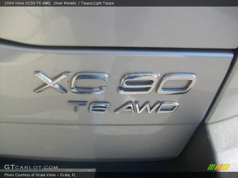 Silver Metallic / Taupe/Light Taupe 2004 Volvo XC90 T6 AWD