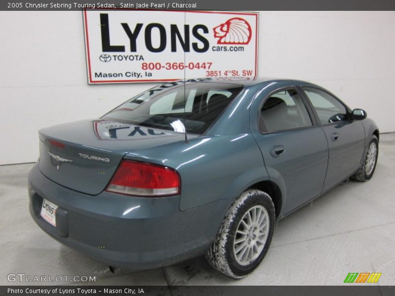 Satin Jade Pearl / Charcoal 2005 Chrysler Sebring Touring Sedan