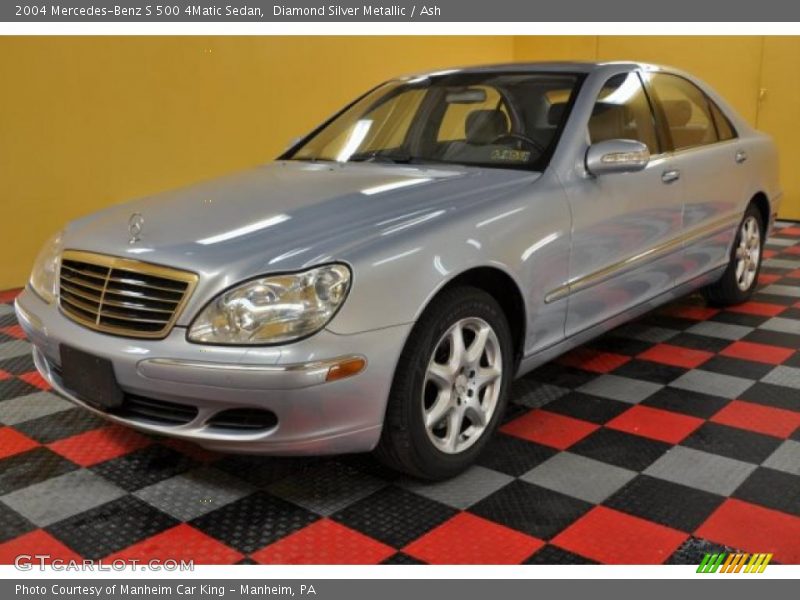 Diamond Silver Metallic / Ash 2004 Mercedes-Benz S 500 4Matic Sedan