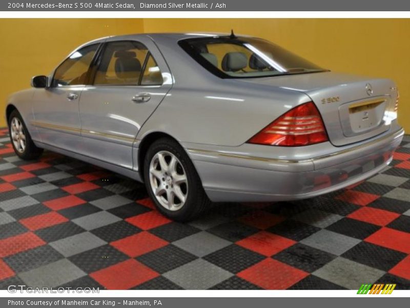 Diamond Silver Metallic / Ash 2004 Mercedes-Benz S 500 4Matic Sedan