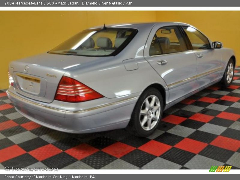 Diamond Silver Metallic / Ash 2004 Mercedes-Benz S 500 4Matic Sedan