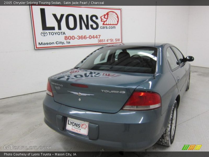 Satin Jade Pearl / Charcoal 2005 Chrysler Sebring Touring Sedan