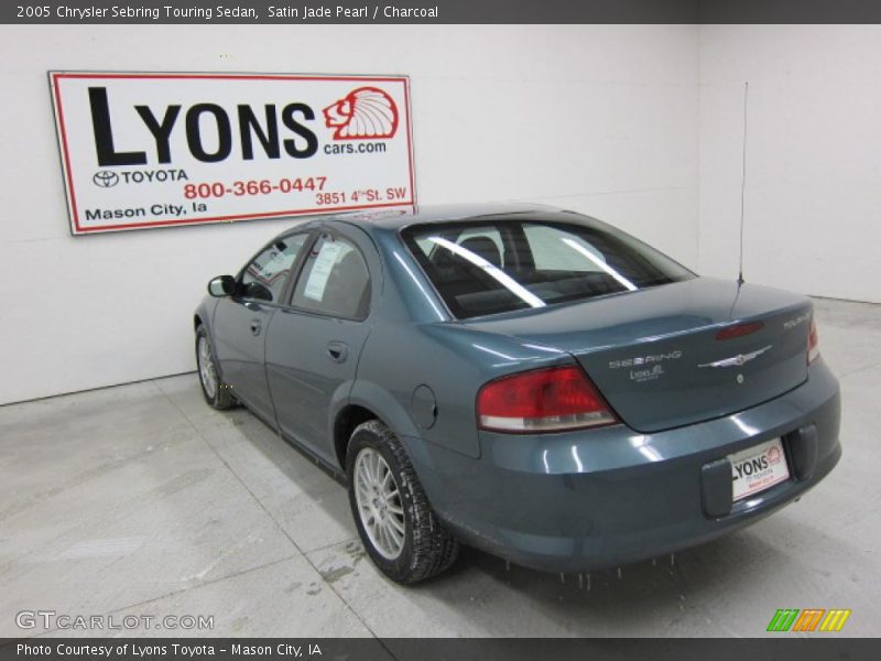 Satin Jade Pearl / Charcoal 2005 Chrysler Sebring Touring Sedan