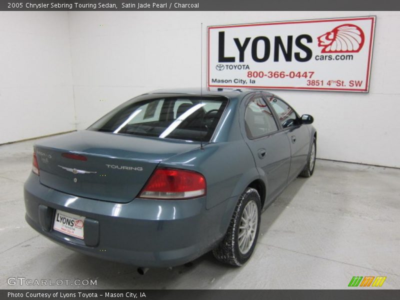 Satin Jade Pearl / Charcoal 2005 Chrysler Sebring Touring Sedan