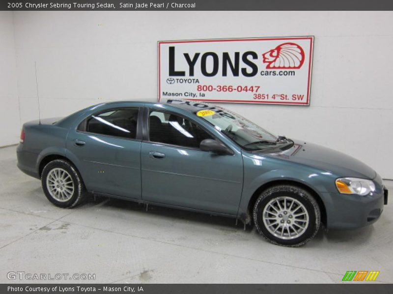 Satin Jade Pearl / Charcoal 2005 Chrysler Sebring Touring Sedan