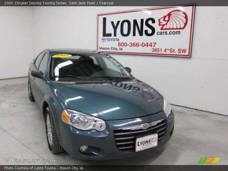 Satin Jade Pearl / Charcoal 2005 Chrysler Sebring Touring Sedan
