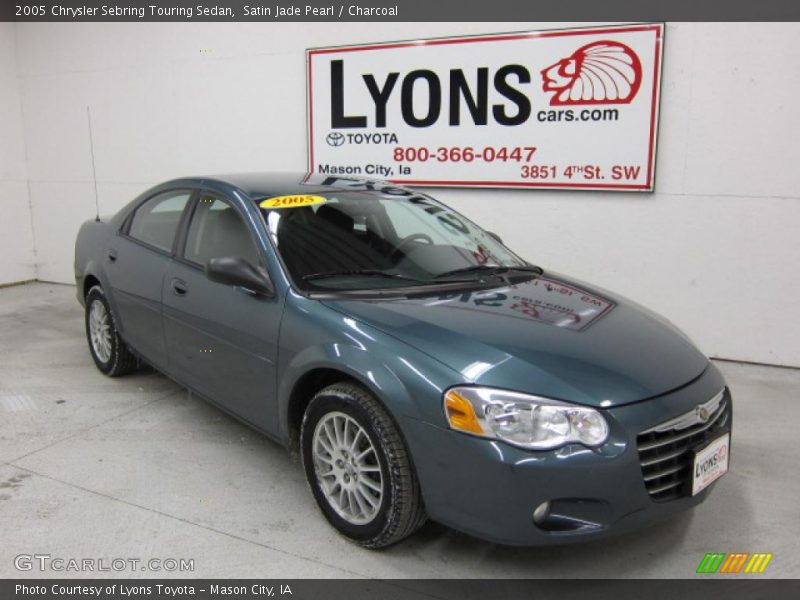 Satin Jade Pearl / Charcoal 2005 Chrysler Sebring Touring Sedan