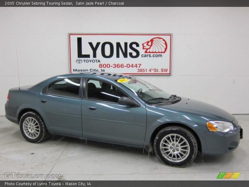 Satin Jade Pearl / Charcoal 2005 Chrysler Sebring Touring Sedan
