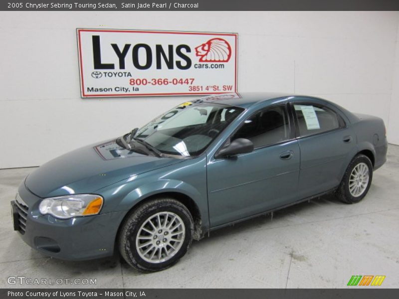 Satin Jade Pearl / Charcoal 2005 Chrysler Sebring Touring Sedan