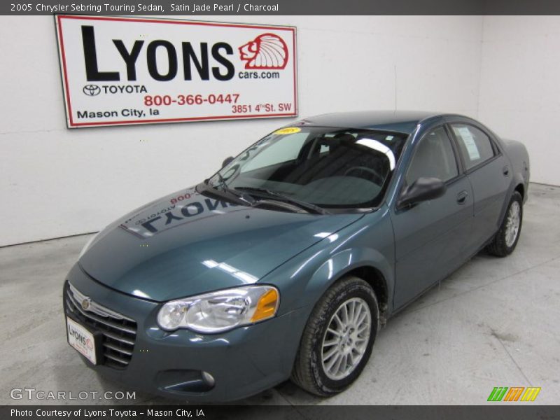 Satin Jade Pearl / Charcoal 2005 Chrysler Sebring Touring Sedan
