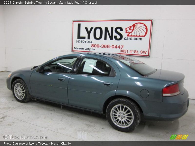 Satin Jade Pearl / Charcoal 2005 Chrysler Sebring Touring Sedan