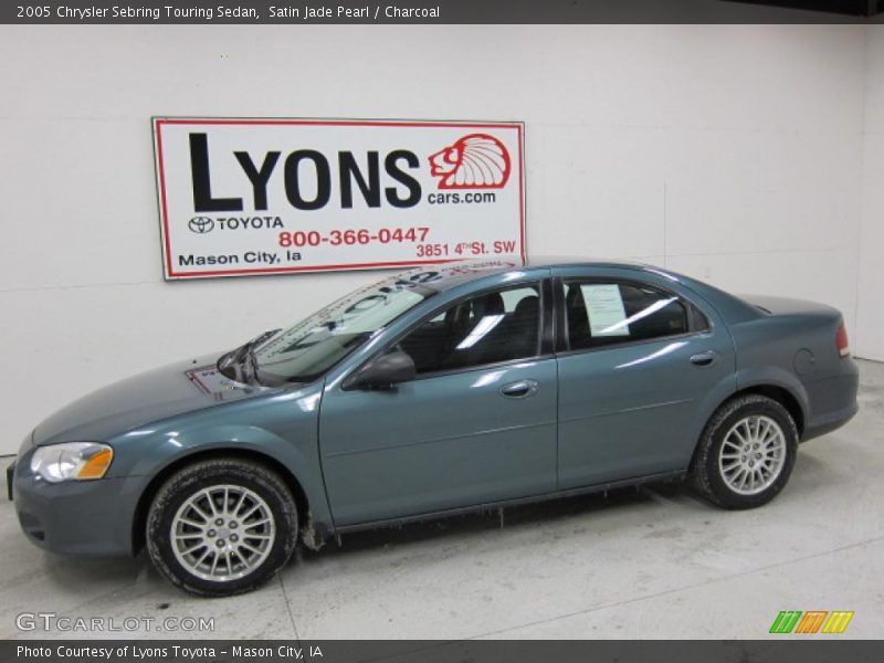 Satin Jade Pearl / Charcoal 2005 Chrysler Sebring Touring Sedan