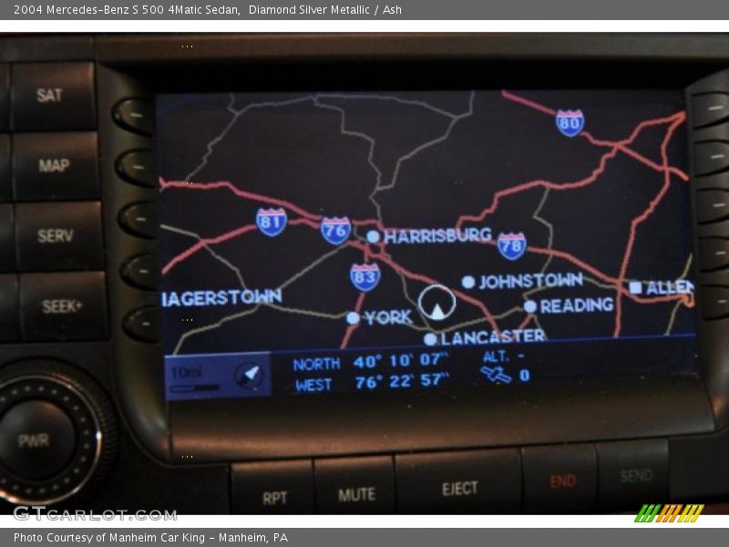 Diamond Silver Metallic / Ash 2004 Mercedes-Benz S 500 4Matic Sedan