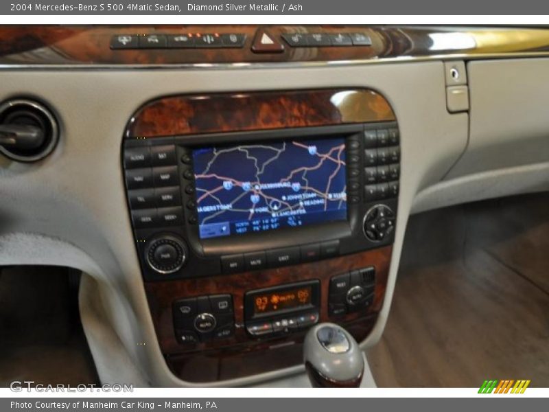Diamond Silver Metallic / Ash 2004 Mercedes-Benz S 500 4Matic Sedan