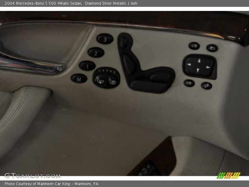 Diamond Silver Metallic / Ash 2004 Mercedes-Benz S 500 4Matic Sedan