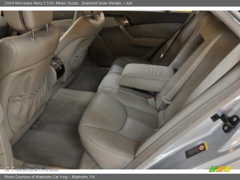 Diamond Silver Metallic / Ash 2004 Mercedes-Benz S 500 4Matic Sedan