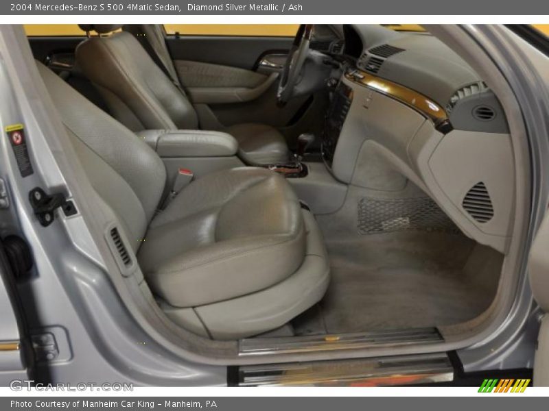 Diamond Silver Metallic / Ash 2004 Mercedes-Benz S 500 4Matic Sedan