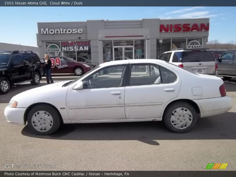Cloud White / Dusk 2001 Nissan Altima GXE