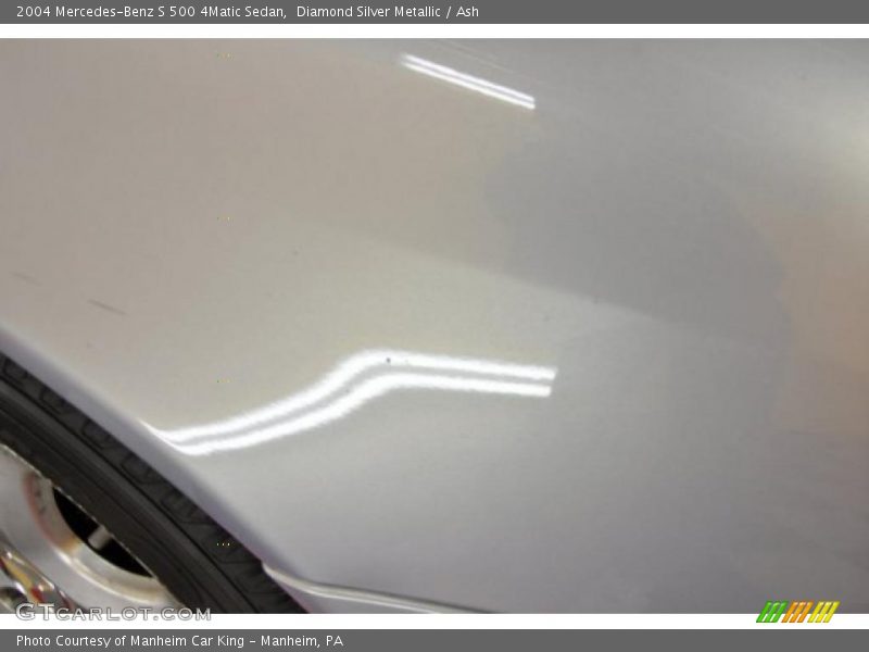 Diamond Silver Metallic / Ash 2004 Mercedes-Benz S 500 4Matic Sedan