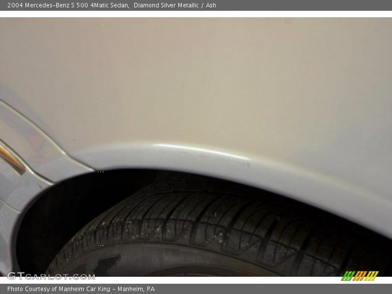 Diamond Silver Metallic / Ash 2004 Mercedes-Benz S 500 4Matic Sedan