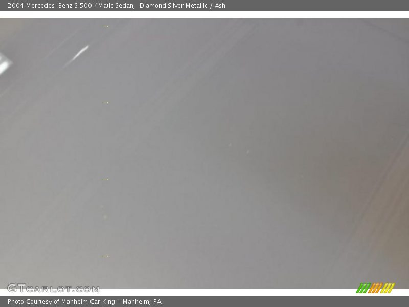 Diamond Silver Metallic / Ash 2004 Mercedes-Benz S 500 4Matic Sedan